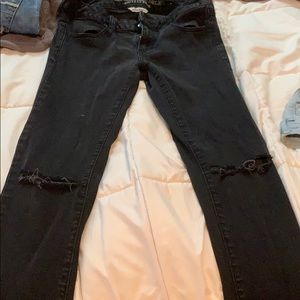 Size 4 black American eagle jeans